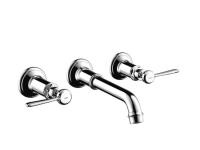 Смеситель для раковины, Hansgrohe, Axor Montreux, цвет-шлифованный черный хром