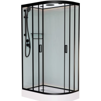 Душевая кабина 120x80x220 см Frank F412L Black 214214 прозрачное