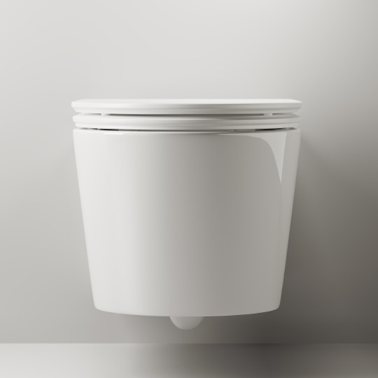 унитаз ceramicanova trend rimless 111010 s подвесной, с сиденьем микролифт, белая