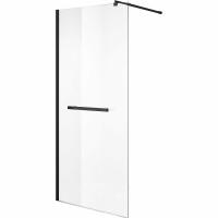 Душевая перегородка Niagara Nova 120 NG-681-12BLACK профиль черный, стекло прозрачное
