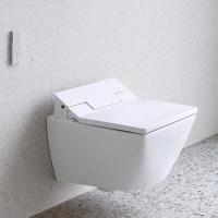Унитаз подвесной Duravit Viu 25115900001, rimless, sensowash для #611600, с крепление Durafix, с покрытием WG, цвет: белый