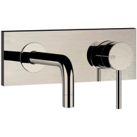 Смеситель Gessi Via Tortona 44823#149 для раковины, встраиваемый, внешняя часть, цвет Finox