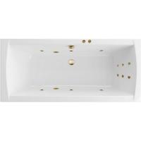 Акриловая ванна Excellent Aquaria Lux 180x80 "LINE" цвет бронза