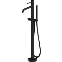 Смеситель для ванны Paffoni Light LIG032NO напольный, цвет черный матовый