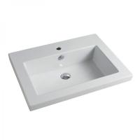 Раковина полувстраиваемая Artceram Washbasins GPL002 01;00 71х51 см, белая