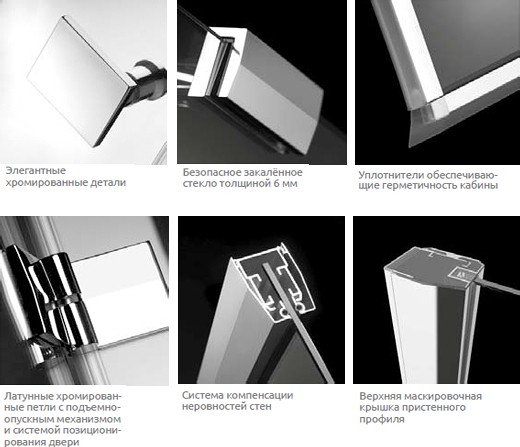 душевой уголок radaway almatea kdj 100 r×100 прозрачное