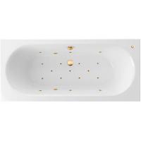 Акриловая ванна Excellent Oceana 180x80 "RELAX" цвет золото