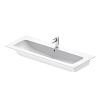 Duravit ME by Starck Раковина для мебели 1230х490 мм, с переливом, с площадкой, с 1 отв. под смеситель по центру, белая