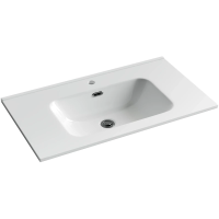 Раковина Ceramicanova Element 81 CN7005 встраиваемая, сверху, 81х46.5 см,белый