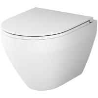 Унитаз AM.PM Spirit V2.0 C701700MWSC подвесной, безободковый, с сиденьем микролифт, белый матовый
