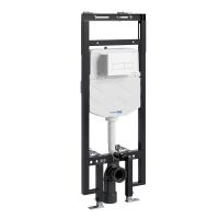 Система инсталляции для унитазов WasserKraft Dinkel 58TLT.010.ME.WM03 с кнопкой смыва, цвет белый матовый