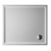 Душевой поддон Duravit Starck Slimlineакриловый 1000x900х50mm, d 90, с антислипом, белый