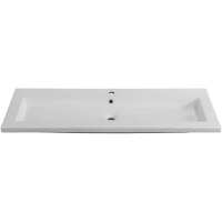 Раковина Cezares CZR-8070-120 121x46 см, накладная, белый
