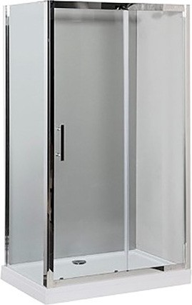 Душевой уголок Aquanet Delta NPE1131 00183844 140×80 профиль Хром, стекло прозрачное