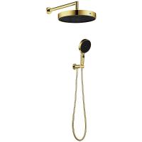 Комплект верхнего и ручного душа Boheme Cell 427-G Золото