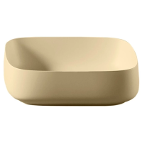 Раковина накладная 55 см Artceram Cognac COL008 12 00, цвет giallo zinco (желтый)