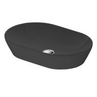 Раковина Duravit D-Neo 2372601370 накладная, без перелива, без отв под смес, 60х40 см, антрацит матовый