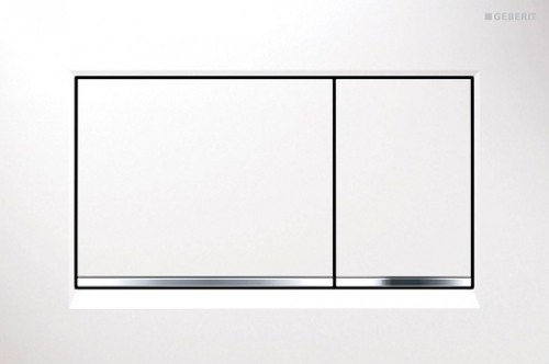 Кнопка для инсталяции Geberit Sigma 30 115.883.KJ.1 белый / цвет хром