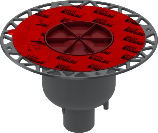 Сифон Tece Drainpoint S DN50 3601600 для душевого трапа, вертикальный без декоративной решетки