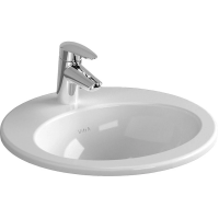 Раковина встраиваемая Vitra S20 53см, 5468B003-0001, белая
