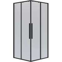 Душевой уголок Niagara Nova 80×80 NG-6822-34BLACK профиль черный матовый, стекло прозрачное