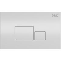 Клавиша смыва D&K Quadro DB1519016 Белая