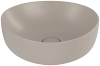 Раковина Villeroy & Boch Antao 4A7240AM накладная, 40x39.5 см, Almond с покрытием CeramicPlus