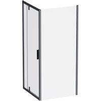 Душевой уголок AM.PM Gem 90×90 W90G-404-9090-BT профиль черный матовый, стекло прозрачное