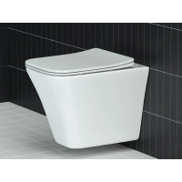 Унитаз Ceramicanova Mono CN1902 подвесной, с сиденьем микролифт, белая