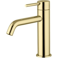 Смеситель для раковины Plumberia Selection IXO XO0053OR без донного клапана, золотой