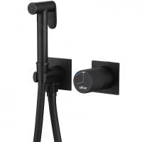 Гигиенический комплект Abber Rund AF8725B, цвет черный матовый