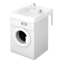 Раковина над стиральной машиной PAA Claro Grande KICLAGRSIF/00 60x75 см, с мыльницей, белая