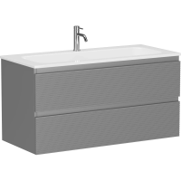 Тумба под раковину Sancos Folk 100 FL100ES подвесная Ergraut soft