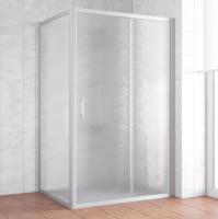 Душевой уголок Vegas Glass ZP+ZPV 130*90 07 02 профиль матовый хром, стекло шиншилла