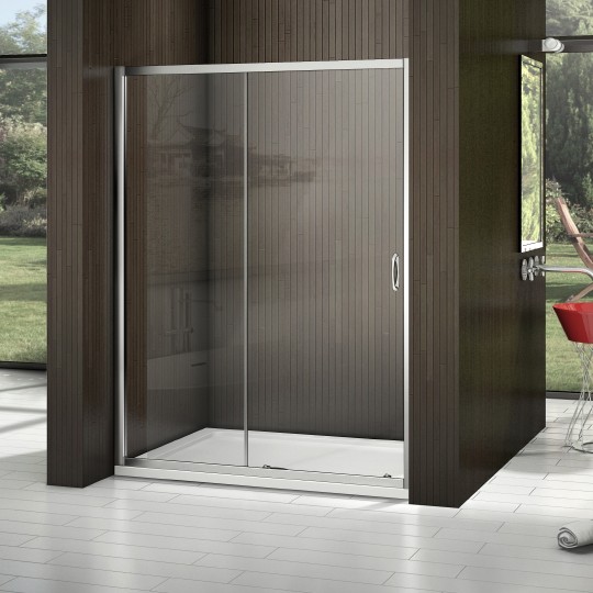 Дверь для душевой кабины в нишу Good Door Latte WTW-130-C-WE