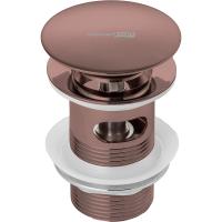 Донный клапан WasserKRAFT Asphe A336 click-clack Розовое золото