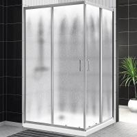 Душевой уголок BelBagno Uno 120×100 UNO-195-AH-2-120/100-CH-CR профиль хром, стекло шиншилла