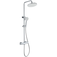 Душевая система Wonzon & Woghand Neo WW-B3035-A-CR 230 мм, с термостатом, хром