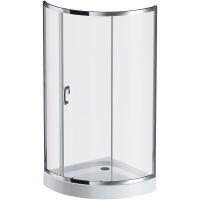 Душевой уголок AM.PM Like Solo Slide 90×90 W83G-315-090CT профиль хром глянцевый, стекло прозрачное