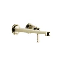 Смеситель для раковины Gessi Venti20 65088#710, встраиваемый, цвет: Brass PVD