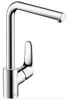 Смеситель для кухни, нержавеющая сталь Hansgrohe Focus M41 31817800, сталь