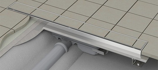 душевой лоток alcaplast apz101 550 с опорами