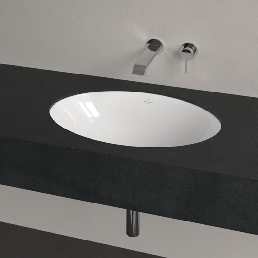 раковина villeroy & boch loop & friends 4a55 00 01 60x47 см, встраиваемая, белая