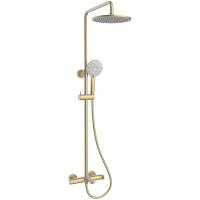 Душевая система Vincea Rondo VSFS-1R1BG Брашированное золото