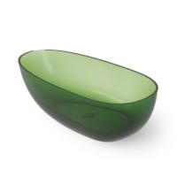 Ванна Dea Design Modern DD8608 1500 R3 отдельностоящая, Glasstech, прозрачная смола, 150x76x54см., Emerald R3