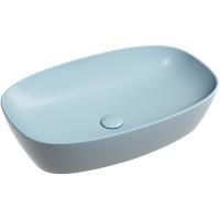 Раковина Ceramicanova Element CN6049ML накладная, 60x38 см, голубая матовая