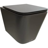 Унитаз Cerutti SPA Maiella Aria MB CT9163 подвесной черный матовый с сиденьем микролифт