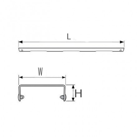 решетка декоративная tece tecedrainline plate 601570, нержавеющая сталь, полированная.