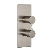 Смеситель для душа встроенный Fima Carlo Frattini Spillo Steel F3079X7INOX, термостатический, с переключателем на 2/3 источника, цвет: INOX