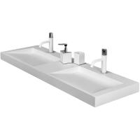 Раковина Boheme Armadi Art Flat 140 859-140-2 двойная Белая